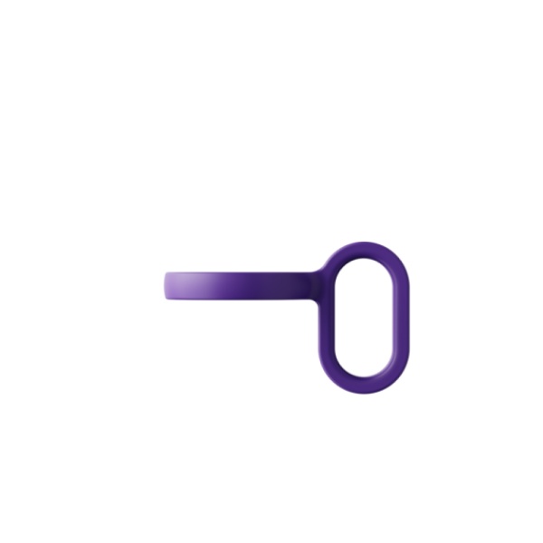 Ручка силиконовая для бутылки спортивной KKF META sports water bottle, фиолетовая